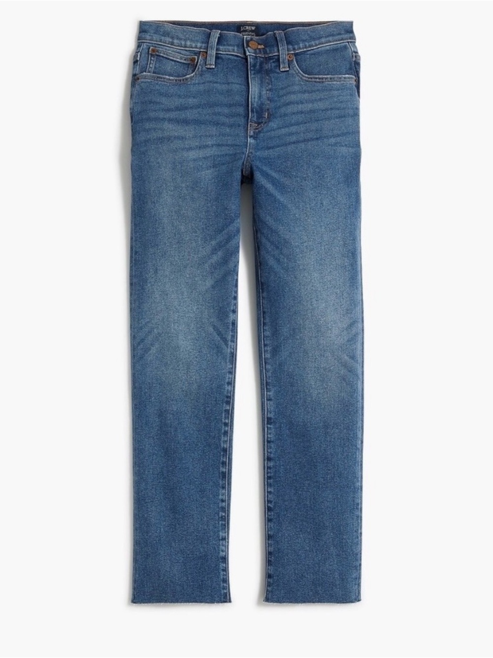 NWT Jcrew Essential Straight All Day Stretch Classic Straight-Leg Jeans, sz 27